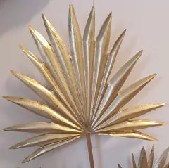 Friso Decorativo Hojas Dorado 74cm - tienda online