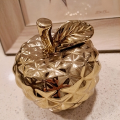 Roja Gold Deco Manzana 10x10cm - kazaru