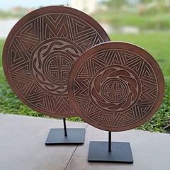Deco Pared C Pie Wash Mandala 40cm