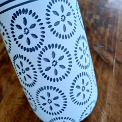 Florero Garden estampado gris 16xh35cm cerámica en internet