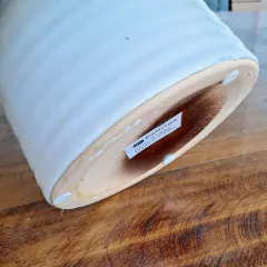 Jarra bicolor blanco/gris 23x15xh37cm cerámica en internet