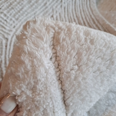 Imagen de Alfombra de baño blanca vereda 50x80cm algodón