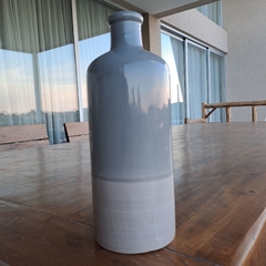 Florero Duo Gris 11xh30cm cerámica - comprar online