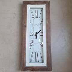 Reloj Zenith rectangular madera 68cm - comprar online