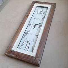 Reloj Zenith rectangular madera 68cm en internet