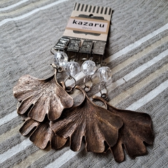 Juego de pesas mantel x4 Ginkgo cobre viejp 12cm