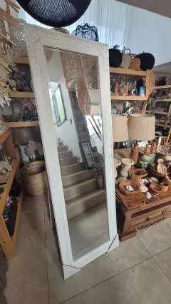 Imagen de Espejo de Pie Blanco 60x170cm