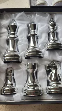 Setx6 Piezas de Ajedrez plata - comprar online