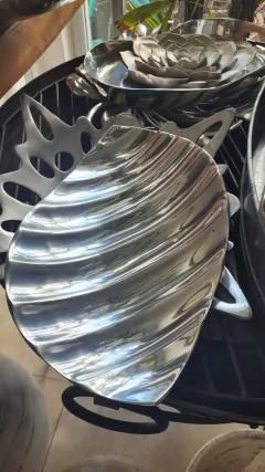 Centro Mesa Ondulado Mediano 23x40cm en internet