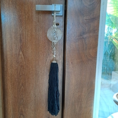 Borla Diva Con Vidrio Hilo Negra - tienda online