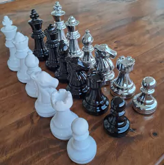 Setx6 Piezas de Ajedrez negro