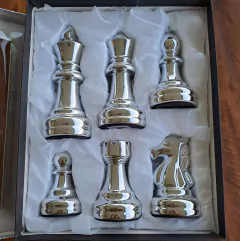 Setx6 Piezas de Ajedrez plata