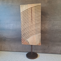 Talla huella madera chica 40cm - comprar online