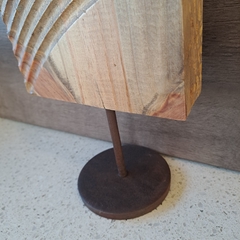 Talla huella madera chica 40cm - kazaru