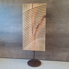 Talla huella madera chica 40cm