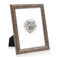 Portarretrato escamas bronce viejo Grey Cosmopolitan 20x25cm