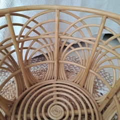 Canasto ondas rattan 44x30cm - kazaru