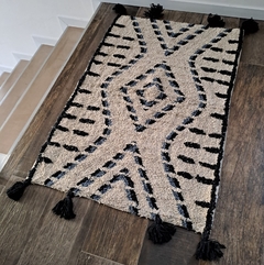 Alfombra Keyra Rombos y rayas 60x90cm4 - comprar online
