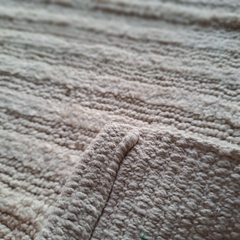 Alfombra de baño franjas XL ZHARA IVORY natural 70x120cm - tienda online