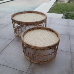 Imagen de Mesa Joy rattan grande 80cm
