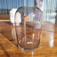 Florero vidrio fume Ragusa 26cm - kazaru