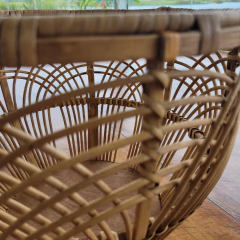 Cesto Portamaceta rattan Boho 30x24cm - tienda online