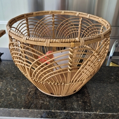 Cesto Portamaceta rattan Boho 35x27cm - kazaru