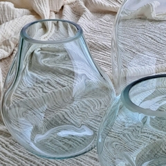 Jarron De Vidrio Amorfo M 25Cm - kazaru