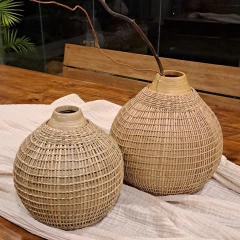 Florero Bambu Seagrass Kumquat Mediano - comprar online