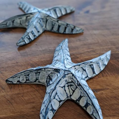 Set x2 MINI ESTRELLA MAR Azul 20cm - comprar online