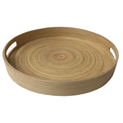 Bandeja Bambú Redonda 38x5cm - comprar online