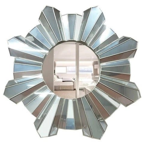 Espejo corona con puntas chico 39cm M3