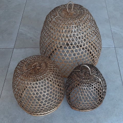 Lampara de Bambú Mediana 40cm - comprar online