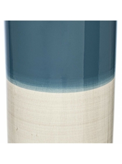 Botellon Florero Duo Azul Turquesa 10x26cm 57284 - tienda online