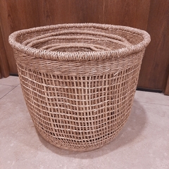 Cesto Calado Fibras Naturales J5 L 35X29