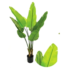 Planta Strelitzia real artificial 120cm