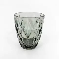 SET X 6 VASOS GRIS ROMBO