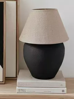 VELADOR SINGAPUR NEGRO PANTALLA BEIGE
