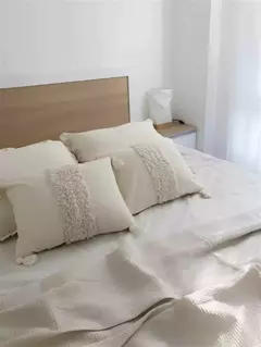 ALMOHADON NUEVA DELHI BLANCO SIN BORLAS 40X50