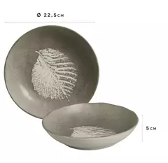 PLATO HONDO CARIMBO CAMELIA - comprar online