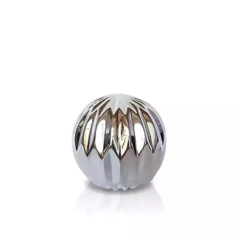 BOLDEN SILVER esfera ceramica grande 11cm