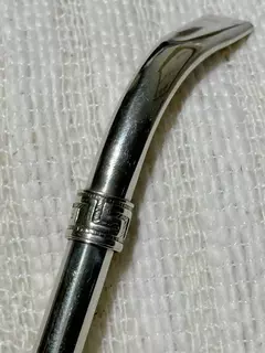BOMBILLA CAÑO ANCHO CON FLEJE ALPACA - comprar online