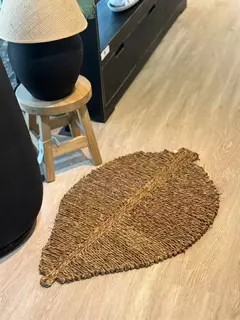 Alfombra Hoja de fibra natural 80cm - comprar online