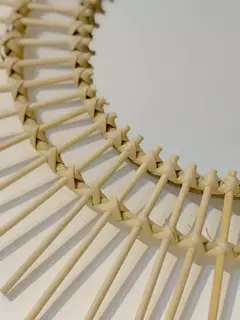 ESPEJO DE MADERA RATTAN 180203 en internet