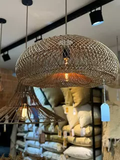 PANTALLA DE RATTAN NATURAL 221514 - tienda online