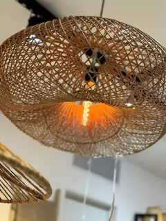 PANTALLA DE RATTAN NATURAL 221514