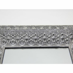 Set x3 Bandejas Cuadradas espejadas borde plano plata - tienda online