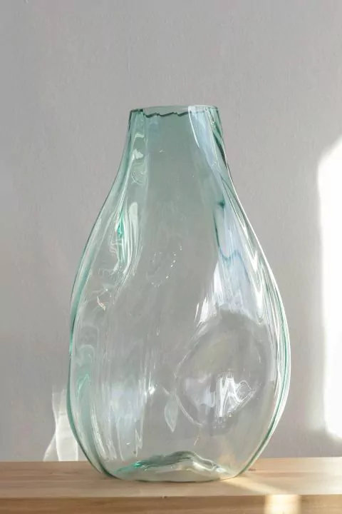Jarron De Vidrio Amorfo Xl 65Cm