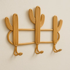 PERCHERO de Rattan CACTUS X3 40X50cm - comprar online