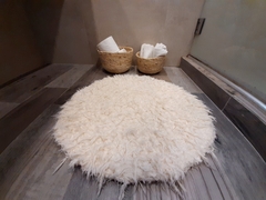 Imagen de Alfombra de algodón circular redonda 60cm